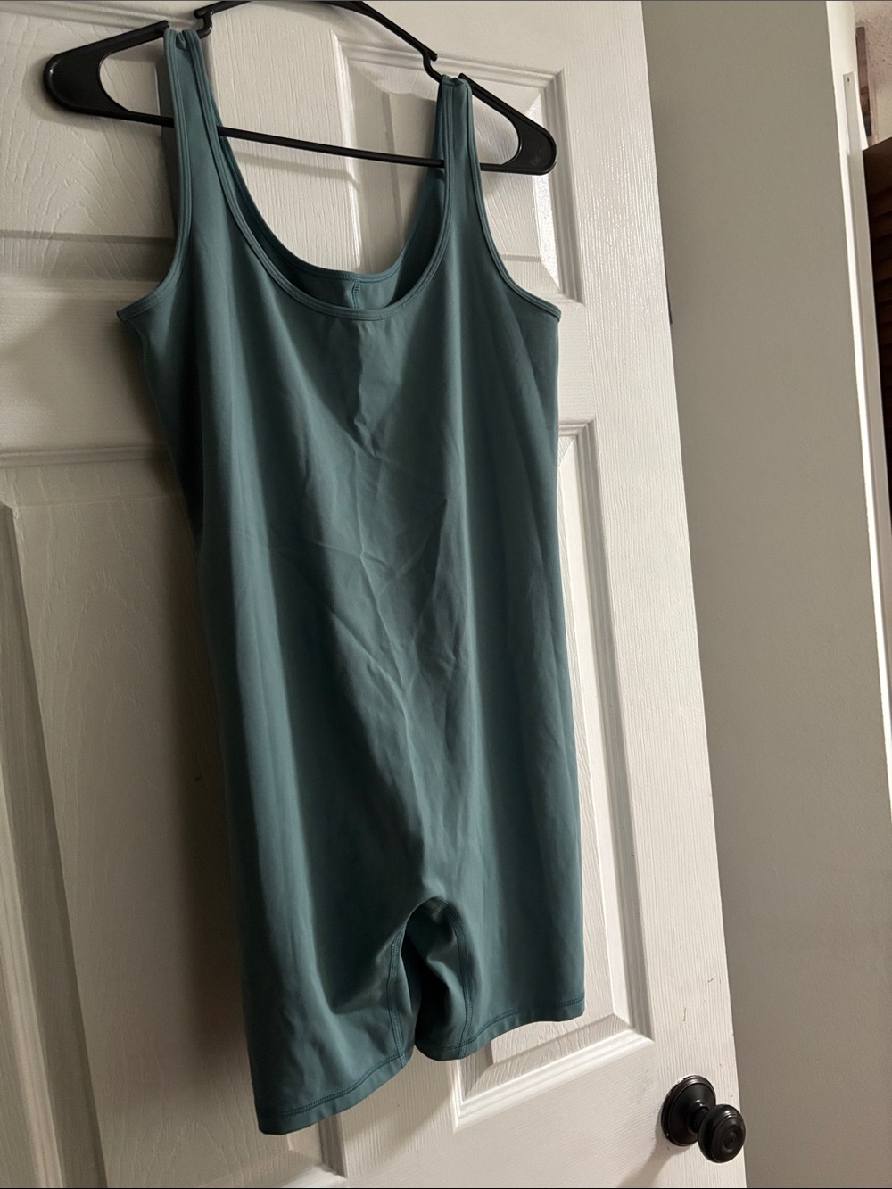 Ingrid & Isabel Teal Scoop-Neck Stretch Romper